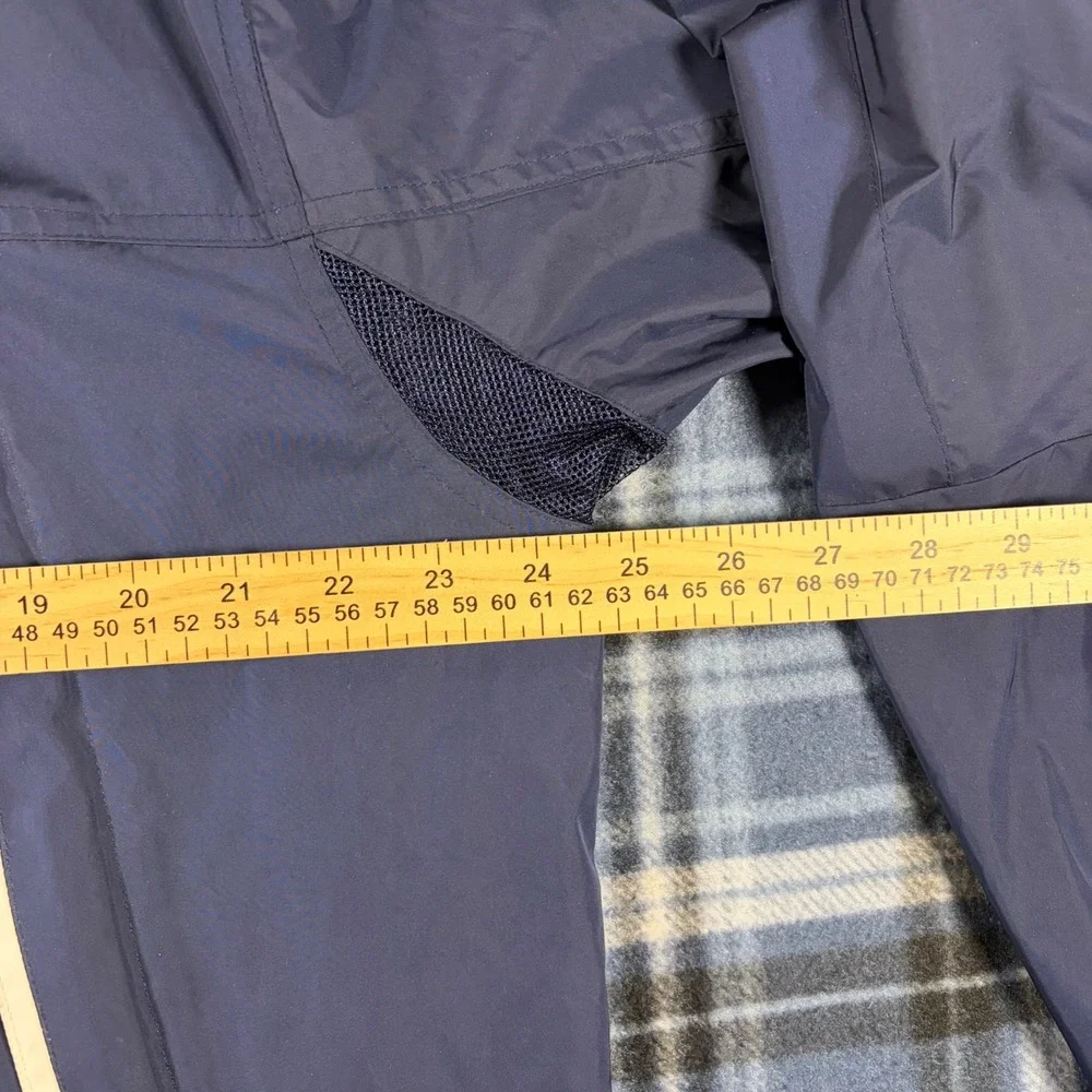 Polo Sport Ralph Lauren Mens XL Navy Blue Full Zip Windbreaker Jacket Red Trim